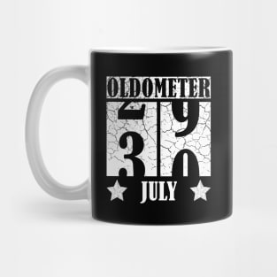 Oldometer 30th Birthday - July Mug